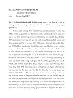 Sự biến đổi của các chất ô nhiễm trong nước rỉ rác được xử lý bởi sự kết hợp các bể phản ứng 