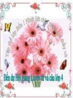 Luyện tập về động từ LTVC lớp 4 7 