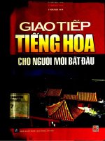 Giao tiếp tiếng hoa cho người mới bắt đầu 