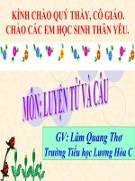 Cách viết tên người, tên địa lí nước ngoài LTVC lớp 4 4 