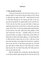 Nghiên cứu sự hài lòng của khách hàng về dịch vụ ngân hàng điện tử của Ngân hàng nông nghiệp và phát triển nông thôn Việt Nam trên địa bàn TP. Hà Nội