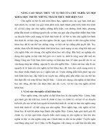 TIỂU LUẬN   NÂNG CAO NHẬN THỨC về vị TRÍ của CHỦ NGHĨA xã hội KHOA học TRƯỚC NHỮNG THÁCH THỨC mới HIỆN NAY