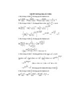 Bài tập toán cao cấp 2  có giải