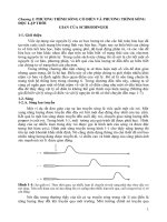 PHƯƠNG TRÌNH SÓNG cổ điển và PHƯƠNG TRÌNH SÓNG độc lập THỜI 