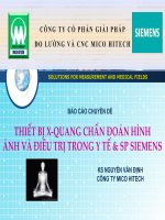 THIET BI XQUANG CHAN DOAN HINH ANH VA DIEU TRI TRONG y TE  SP SIEMENS 