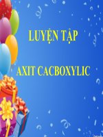 Luyen tap axit cacboxylic tro choi 