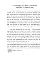 TIỂU LUẬN   CÁCH nói, CÁCH VIẾT TRONG TUYÊN TRUYỀN THEO PHONG CÁCH hồ CHÍ MINH