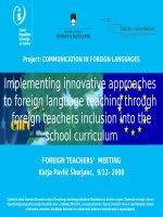 Projekt3a foreign teachers introduction 08 12 09 (1) 