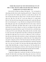 TIỂU LUẬN   NGHỆ THUẬT TOÀN dân ĐÁNH GIẶC của tổ TIÊN và học THUYẾT CHIẾN TRANH NHÂN dân TRONG sự NGHIỆP bảo vệ tổ QUỐC HIỆN NAY