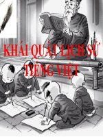 KHÁI QUÁT LỊCH sử TIẾNG VIỆT   lớp 10 