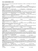 Bai tap trac nghiem hidrocacbon 