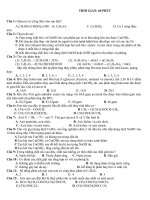 KIEM TRA HOA 12 CHUONG 12 