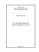 luận án đặc khu kinh tế kinh nghiệm của trung quốc và đề xuất chính sách cho việt nam 