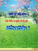 đại số 7 chương IV  §5  đa thức 