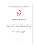 Nghiên cứu xây dựng các mô hình 3D từ các sơ đồ 2D để ứng dụng trong thiết kế kiến trúc