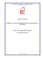 Nghiên cứu công nghệ OFDM quang trong ROF và ứng dụng (LV thạc sĩ)