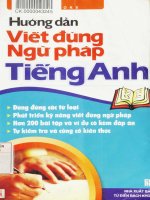 Hướng dẫn viết đúng ngữ pháp tiếng anh hay nhất