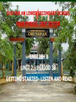 Unit 7 my neighborhood getting started 