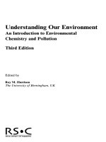 Understanding our environment – an introduction to environmental chemistry and pollution   roy m  harrison 