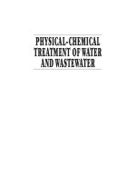 Phisical chemical treatment of water and waste water   arcadio sincero, gregoria sincero 