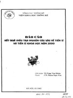 Điều tra nghiên cứu sâu về tiến sĩ và tiến sĩ khoa học năm 2000 