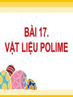 Bai 17 vat lieu polime 