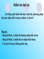 Bai 49 luyen tap so sanh dac diem cua cac hidrocacbon 