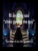 Bí ẩn đằng sau chiếc gương ma quỷ
