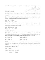 Phan ung cua muoi cacbonat va hidrocacbonat voi dungdich axit 