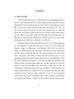 Ảnh hưởng của một số chế phẩm dinh dưỡng qua lá đến sinh trưởng, phát triển, năng suất và chất lượng của đậu tương giống DT84, DT12 trồng vụ thu đông