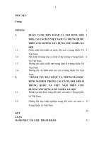 TIỂU LUẬN   QUÁ TRÌNH đổi mới, cải CÁCH ở VIỆT NAM và TRUNG QUỐC TRÊN CON ĐƯỜNG xây DỰNG CHỦ NGHĨA xã hội