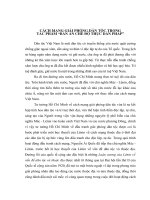 TIỂU LUẬN   CÁCH MẠNG GIẢI PHÓNG dân tộc TRONG tác PHẨM bản án CHẾ độ THỰC dân PHÁP CỦA CHỦ TỊCH HỒ CHÍ MINH