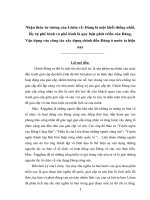 TIỂU LUẬN   NHẬN THỨC tư TƯỞNG của lê NIN về ĐẢNG là một KHỐI THỐNG NHẤT, lấy tự PHÊ BÌNH và PHÊ BÌNH là QUY LUẬT PHÁT TRIỂN của ĐẢNG   vận DỤNG vào xây DỰNG CHỈNH đốn ĐẢNG HIỆN NAY