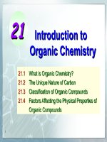 Introduction to organic chemistry 