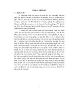 Đánh giá hiệu quả sử dụng đất nông nghiệp tại xã Phong Hòa, huyện Phong Điền, tỉnh Thừa Thiên Huế