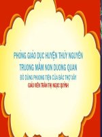 Giáo án nhận biết hình chữ nhật,hình tam giác 
