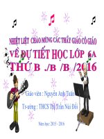 sinh hoạt ngoài giờ lên lớp tháng 3