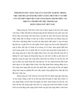 TIỂU LUẬN   TÍNH ĐÚNG đắn SÁNG tạo của NGUYỄN ái QUỐC TRONG VIỆC THÀNH lập, GIÁO dục, rèn LUYỆN và PHÁT HUY VAI TRÒ của hội VIỆT NAM CÁCH MẠNG THANH NIÊN  ý NGHĨA với VIỆC THÀNH lập ĐẢNG