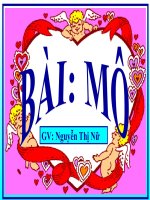 Bài 4  mô   sinh học 8   nguyễn thị nữ 