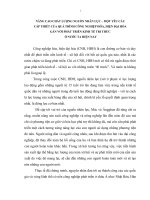 TIỂU LUẬN   NÂNG CAO CHẤT LƯỢNG NGUỒN NHÂN lực   một yêu cầu cấp THIẾT TRONG QUÁ TRÌNH CÔNG NGHIỆP hóa HIỆN đại hóa gắn với PHÁT TRIỂN KINH tế TRI THỨC ở nước TA HIỆN NAY