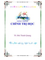 Giáo trình chính trị học 