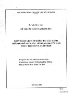 Biên soạn lịch sử đảng bộ các tỉnh, thành phố phía bắc từ 1986 đến nay thực trạng và giải pháp 