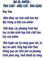 Bai 40 anken tinh chat dieu che va ung dung 