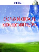 các vấn đề chung về khoa học môi trường