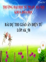 Bài dự thi giáo án điện tử