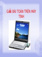 Tin học 10  bài 6  giải bài toán trên máy tính 