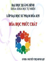 thuyết trường tinh thể , thuyết trường phối tử 
