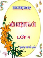 Vị ngữ trong câu kể ai thế nào LTVC lớp 4 số 2 