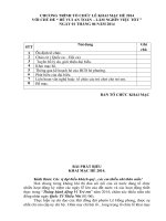 2. Chương trình Tổng thể khai mạc