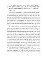 TIỂU LUẬN   tư TƯỞNG GIẢI PHÓNG TRIỆT để CON NGƯỜI TRONG TUYÊN NGÔN ĐẢNG CỘNG sản  sự vận DỤNG TRONG xây DỰNG mô HÌNH CHỦ NGHĨA xã hội ở nước TA HIỆN NAY